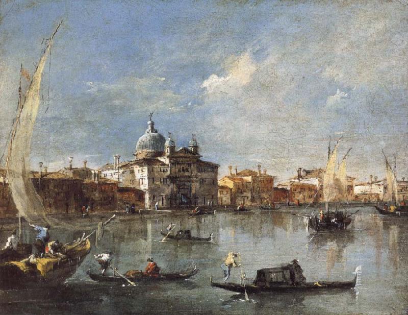 The Giudecca with the Zitelle, Francesco Guardi